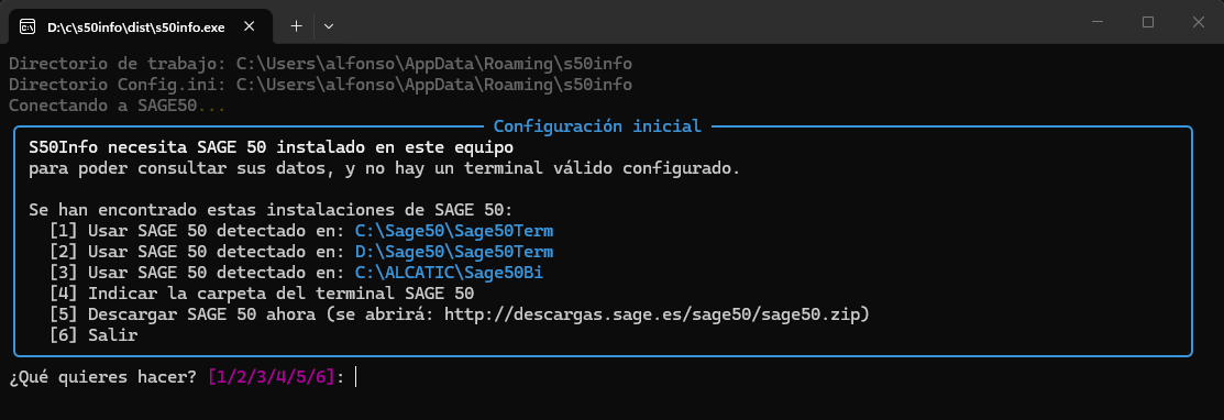 Asistente de configuración inicial