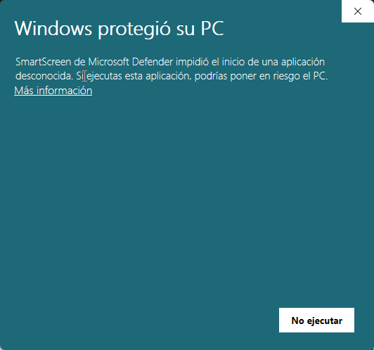 Propiedades de Windows con el aviso aplicado a un archivo descargado